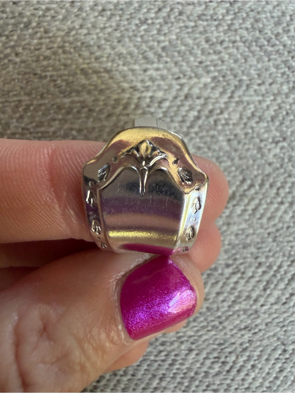 Handmade Spoon Ring - Picture 9 of 11